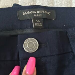 Banana Republic Navy Business Casual Pants